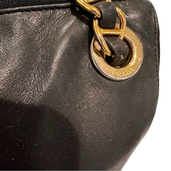 Vintage Prada Lambskin Nylon Bucket Bag - Picture 3 of 6